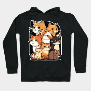 Funny Cats - I Need All These Cats Cat Owner Cats Hoodie